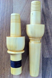 Bagpipe bellows connectors 